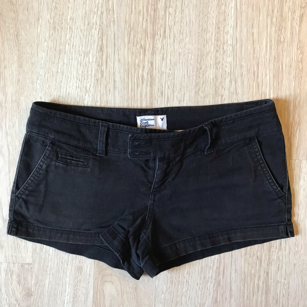 American Eagle Black Shorts Size 00